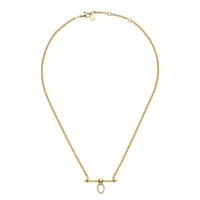 Collier Trapèze Vermeil COMEDIE GM 42cm