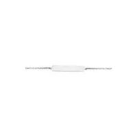 Gourmette Arthus Bertrand Réglisse F. mince chaîne forçat limé 14 cm or blanc