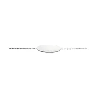 Bracelet Identité CALISSON PM Chaîne Forçat Limé 14cm