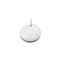 Pendentif GALET UNI PM frappe mince