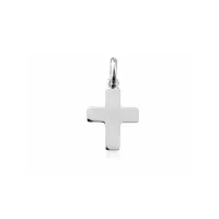 Pendentif Arthus Bertrand Baby Cross en or blanc