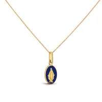 Médaille Arthus Bertrand Miraculeuse Bleu Marine