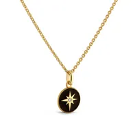 Pendentif Arthus Bertrand Etoile Noire Diamant