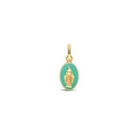 Médaille Miraculeuse Arthus Bertrand Vert d'eau