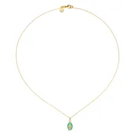 Médaille Miraculeuse Arthus Bertrand Vert d'eau