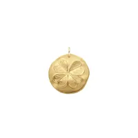 Médaille le TREFLE D'OR 18mm satiné