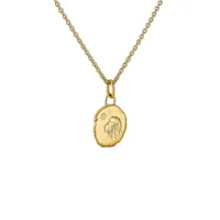 Médaille Arthus Bertrand Astro Lion Or Jaune & Diamant