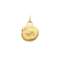 Médaille Arthus Bertrand Astro Lion Or Jaune & Diamant