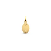 Pendentif Or Jaune & Diamant Trèfle - Ivoire