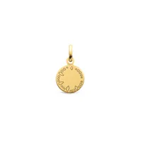 Pendentif Arthus Bertrand Or Jaune & Diamant Etoile - Rose poudré