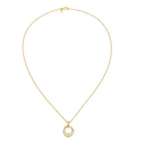 Collier Arthus Bertrand Or Jaune Spirale Etoilée