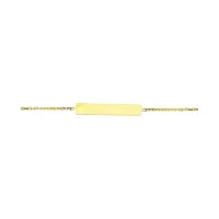 Bracelet Identité REGLISSE frappe mince Chaîne Gourmette