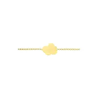 Bracelet Identité NUAGE frappe mince (2mm) Chaîne Jaseron