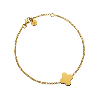 Bracelet Identité TREFLE PM Chaîne Jaseron