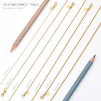 Chaîne Forçat Ronde 0.30