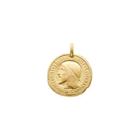 Médaille CHRIST ROI 2 FACES 23mm sablée