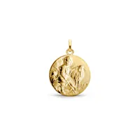 Médaille Arthus Bertrand Saint Jean Baptiste de Guzman 18 mm or jaune sablé