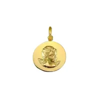 Médaille GALET ANGE 16mm polie