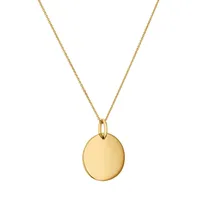 Médaille Arthus Bertrand Galet Uni 16 mm or jaune