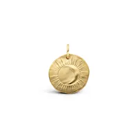 Médaille Arthus Bertrand l'Éclipse 18 mm, or jaune satinée