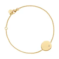 Bracelet Identité MA PETITE ETOILE Galet 1 diamant