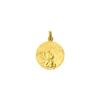 Médaille Arthus Bertrand Ange Espoir 18 mm F. Mince or jaune sablé