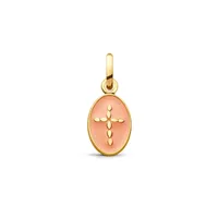 Pendentif Croix Arthus Bertrand Or Jaune - Rose