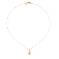 Médaille Arthus Bertrand Vierge Miraculeuse en or rose poli et laque rose