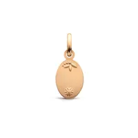 Pendentif Arthus Bertrand Or Rose Trèfle - Pêche