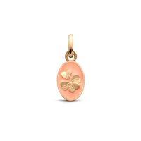 Pendentif Arthus Bertrand Or Rose Trèfle - Pêche