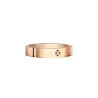 Solitaire Arthus Bertrand Royale PM diamant H-SI2 0.025 ct or rose T 52