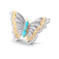 Broche Buccellati Papillon Blossoms Venezia