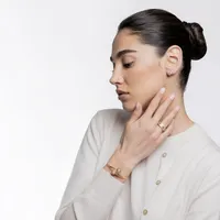 Bague Buccellati Éternelle Macri Classica en Or Blanc et Diamants