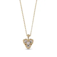 Pendentif Buccellati Opera Tulle Heart, or rose
