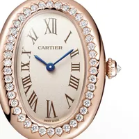 Montre Baignoire de Cartier, petit modèle, or rose