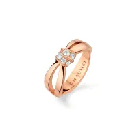 Bague LIENS Séduction noeud pavé