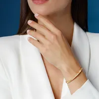Bracelet Bee de Chaumet en or jaune et diamants