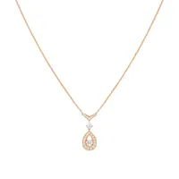 Pendentif Chaumet Joséphine Aigrette, or rose, diamants