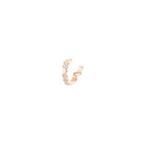 Boucle d'oreille Bee de Chaumet en or rose et diamants