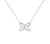 Pendentif Chaumet Jeux de Liens, or blanc, diamant