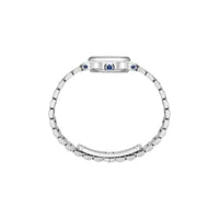 Montre HAPPY SPORT The First Quartz, Bracelet "galet" acier, Cadran argenté grainé chiffres romains