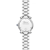 Montre HAPPY SPORT The First Quartz, Bracelet "galet" acier, Cadran argenté grainé chiffres romains