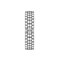 Montre HAPPY SPORT The First Quartz, Bracelet "galet" acier, Cadran argenté grainé chiffres romains