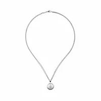 Pendentif Chopard Happy Spirit en or blanc et diamant