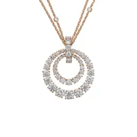 Pendentif Chopard L'Heure du Diamant en or rose et diamants