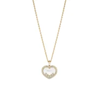 Pendentif Chopard Happy Diamonds en Or Jaune et Diamants