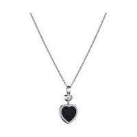 Pendentif Chopard Happy Hearts en or blanc, aventurine et diamants