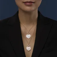 Pendentif Chopard Happy Hearts en Or rose et diamants