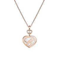 Pendentif Chopard Happy Hearts en Or rose et diamants