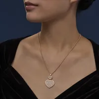 Pendentif Chopard Happy Hearts en Or Rose avec Diamants